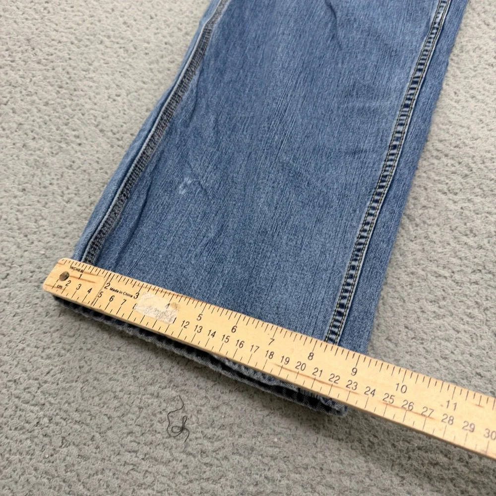 Levis Carpenter Jeans Mens 36x34 Medium Wash Blue Loose Fit Utility Workwear Y2K